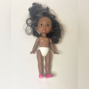 Tyco KENYA African American 7” Doll 1995 Vintage Nude Painted Pink Shoes
